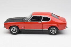 Ford Capri Mk1 2600 RS Röd Svart Minichamps 1:18 180089071 Metall — bild 4 av 8