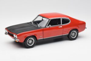 Ford Capri Mk1 2600 RS Röd Svart Minichamps 1:18 180089071 Metall