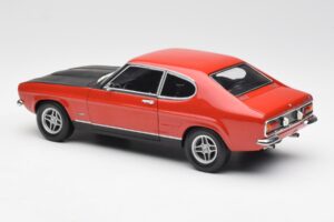 Ford Capri Mk1 2600 RS Röd Svart Minichamps 1:18 180089071 Metall — bild 7 av 8