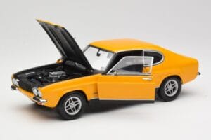 Ford Capri 2600 RS Signal Gul Med Svart Minichamps 1:18 180089070 Metall — bild 2 av 8