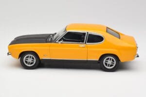 Ford Capri 2600 RS Signal Gul Med Svart Minichamps 1:18 180089070 Metall — bild 4 av 8