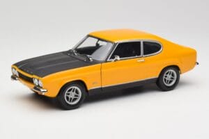 Ford Capri 2600 RS Signal Gul Med Svart Minichamps 1:18 180089070 Metall