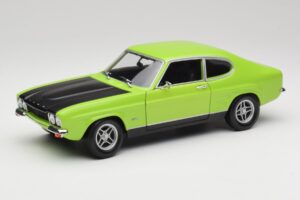 Ford Capri Mk1 RS 2600 Grön & Svart Minichamps 1:18 150089075 Metall