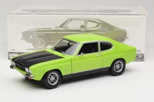 Ford Capri Mk1 RS 2600 Grön & Svart Minichamps 1:18 150089075 Metall — bild 8 av 8