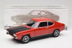 Ford Capri Mk1 RS 2600 Röd & Svart Minichamps 1:18 150089076 Metall — bild 8 av 8