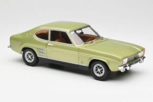 Ford Capri Mk1 Ljusgrön Metallic Minichamps 1:18 18008900 Metall — bild 6 av 8