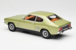 Ford Capri Mk1 Ljusgrön Metallic Minichamps 1:18 18008900 Metall — bild 7 av 8