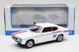 Ford Capri Mk1 GT Turbo Vit MCG 1:18 MCG18539 Metall — bild 6 av 6