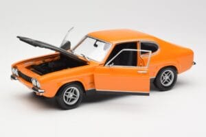 Ford Capri Mk1 RS 2600 Signal Orange Svart Minichamps 1:18 150089077 Metall — bild 2 av 8