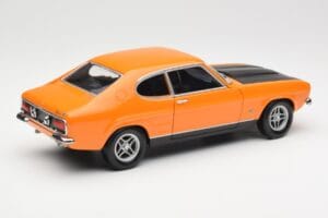 Ford Capri Mk1 RS 2600 Signal Orange Svart Minichamps 1:18 150089077 Metall — bild 3 av 8