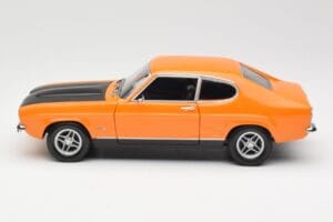 Ford Capri Mk1 RS 2600 Signal Orange Svart Minichamps 1:18 150089077 Metall — bild 4 av 8