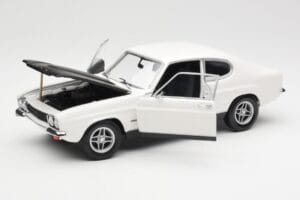 Ford Capri Mk1 RS 2600 Vit Svart Minichamps 1:18 150089078 Metall — bild 2 av 8