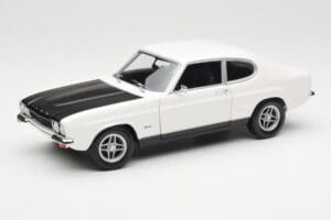 Ford Capri Mk1 RS 2600 Vit Svart Minichamps 1:18 150089078 Metall