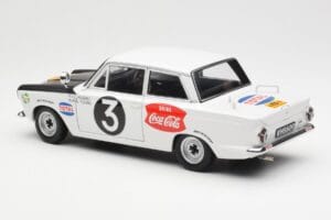 Ford Cortina Mk1 #3 P. Hughes / B. Young African Safari Rally 1964 AUTOart 1:18 86428 Metall — bild 7 av 8