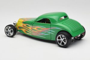 Ford Coupe Grön med Eld Road Signature 1:18 30109 Metall — bild 7 av 8
