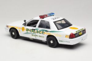 Ford Crown Victoria Police Interceptor CSI Miami GreenLight 1:18 13514 Metall — bild 5 av 6