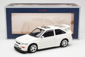 Ford Escort RS Cosworth Vit Norev 1:18 182776 Metall — bild 6 av 6