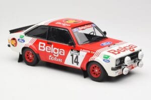 Ford Escort Mk2 RS 1800 #14 Droogmans / Joosten Belga 3rd Place Lotto Haspengouw Rally 1983 Minichamps 1:18 155838714 Metall — bild 4 av 6