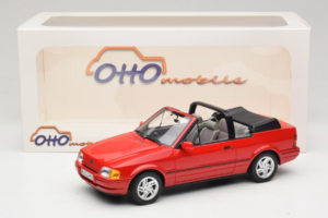 Ford Escort Mk4 XR3i Cabriolet Flamenco Red Otto 1:18 OT1254 Resin — bild 6 av 6