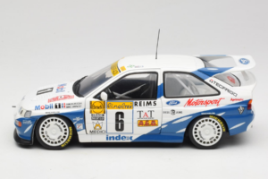 Ford Escort RS Cosworth Mobil 1 #6 F. Delecour / D. Grataloup Rally Monte Carlo Winner 1994 UT Models 1:18 180948106 Metall — bild 4 av 8