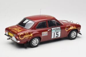 Ford Escort RS 1600 Mk1 #15 M. Alen / I. Kivimäki RAC Rally 1974 IXO 1:18 18RMC047B Metall — bild 2 av 6