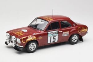 Ford Escort RS 1600 Mk1 #15 M. Alen / I. Kivimäki RAC Rally 1974 IXO 1:18 18RMC047B Metall