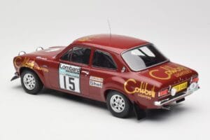 Ford Escort RS 1600 Mk1 #15 M. Alen / I. Kivimäki RAC Rally 1974 IXO 1:18 18RMC047B Metall — bild 5 av 6