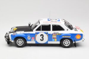 Ford Escort RS 1600 Mk1 #3 V. Preston Jr. / B. Smith Safari Rally 1973 IXO 1:18 18RMC075B Metall — bild 3 av 6