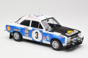Ford Escort RS 1600 Mk1 #3 V. Preston Jr. / B. Smith Safari Rally 1973 IXO 1:18 18RMC075B Metall — bild 4 av 6