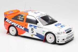 Ford Escort WRC #5 C. Sainz / L. Moya Winner Acropolis Rally 1997 IXO 1:18 18RMC172A Metall — bild 4 av 6