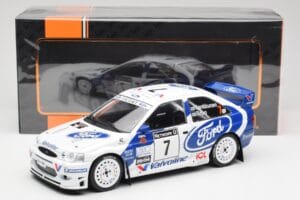 Ford Escort WRC #7 J. Kankkunen / J. Repo RAC Rally 1998 IXO 1:18 18RMC170A Metall — bild 6 av 6