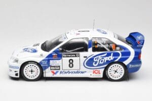 Ford Escort WRC #8 B. Thiry / S. Prevot RAC Rally 1998 IXO 1:18 18RMC170B Metall — bild 3 av 6