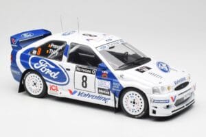Ford Escort WRC #8 B. Thiry / S. Prevot RAC Rally 1998 IXO 1:18 18RMC170B Metall — bild 4 av 6