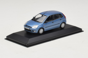 Ford Fiesta Mk5 4-Door Ljusblå Minichamps 1:43 FIESTA002 Metall — bild 2 av 4