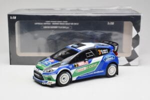 Ford Fiesta WRC #3 J-M. Latvala / M. Anttila Rally Great Britain Winner 2012 Minichamps 1:18 151120803 Metall — bild 6 av 6