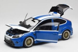 Ford Focus RS Mk2 LM Classic Blå Capri RS2600 Tribute Minichamps 1:18 100080072 Metall — bild 2 av 8