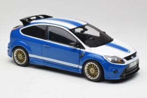 Ford Focus RS Mk2 LM Classic Blå Capri RS2600 Tribute Minichamps 1:18 100080072 Metall — bild 6 av 8
