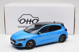 Ford Focus ST Edition Mk4 Azure Blue Otto 1:18 OT1186 Resin — bild 6 av 6