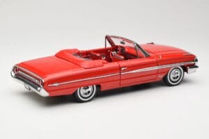 Ford Galaxie 500 Cabriolet Röd Sun Star 1:18 1420 Metall — bild 3 av 8