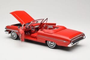 Ford Galaxie 500 Cabriolet Röd Sun Star 1:18 1420 Metall — bild 5 av 8