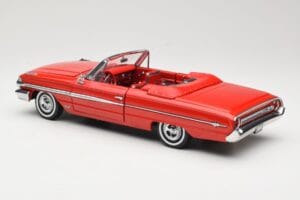 Ford Galaxie 500 Cabriolet Röd Sun Star 1:18 1420 Metall — bild 7 av 8