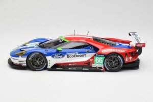 Ford GT GTE Chip Ganassi UK #66 O. Pla / S. Mucke / B. Johnson 24 Hours of Le Mans 2016 Minichamps 1:18 155168666 Metall — bild 3 av 6