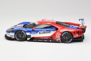 Ford GT #68 D. Muller / J. Hand / S. Bourdais LMGTE Pro Winner 24 Hours of Le Mans 2016 Minichamps 1:18 4012138143098 Metall — bild 3 av 6
