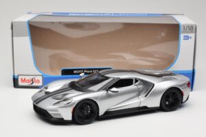 Ford GT Silver Maisto 1:18 31384 Metall — bild 8 av 8