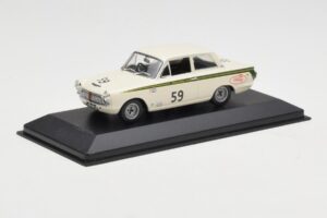 Ford Lotus Cortina Mk1 #59 J. Clark / R. Parsons Sebring 12 Hours 1964 Minichamps 1:43 400648259 Metall — bild 2 av 4