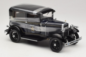 Ford Model A Tudor Police Car Motor City 1:18 43008 Metall — bild 4 av 6