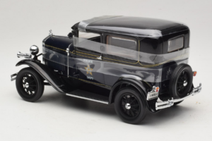 Ford Model A Tudor Police Car Motor City 1:18 43008 Metall — bild 5 av 6
