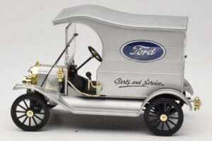 Ford Model T Delivery Truck Silver Eagle Collectibles 1:18 430600 Metall — bild 3 av 6