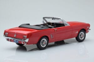 Ford Mustang Cabriolet Röd Norev 1:18 182810 Metall — bild 2 av 6