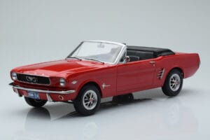 Ford Mustang Cabriolet Röd Norev 1:18 182810 Metall